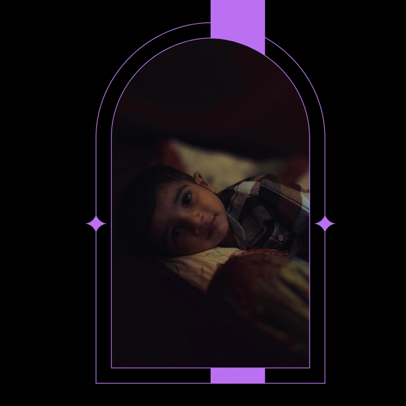 Creative baby portrait by the Best Digital Marketing Analyst in Kuwait