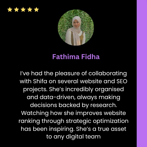 testimonials of the best digital marketing analyst in kuwait