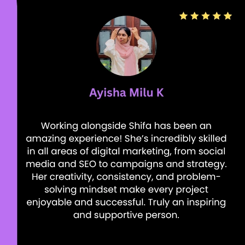 testimonials of the best digital marketing analyst in kuwait